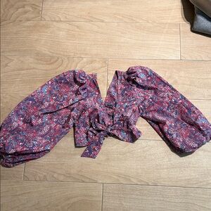 For Love And Lemons Multicolor Paisley Blouse